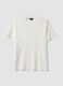 White pure cotton short-sleeve regular-fit T-shirt_4