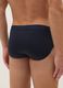 Blue stretch cotton regular fit three-pack briefs_2