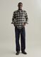 Flannel shirt with check pattern_0