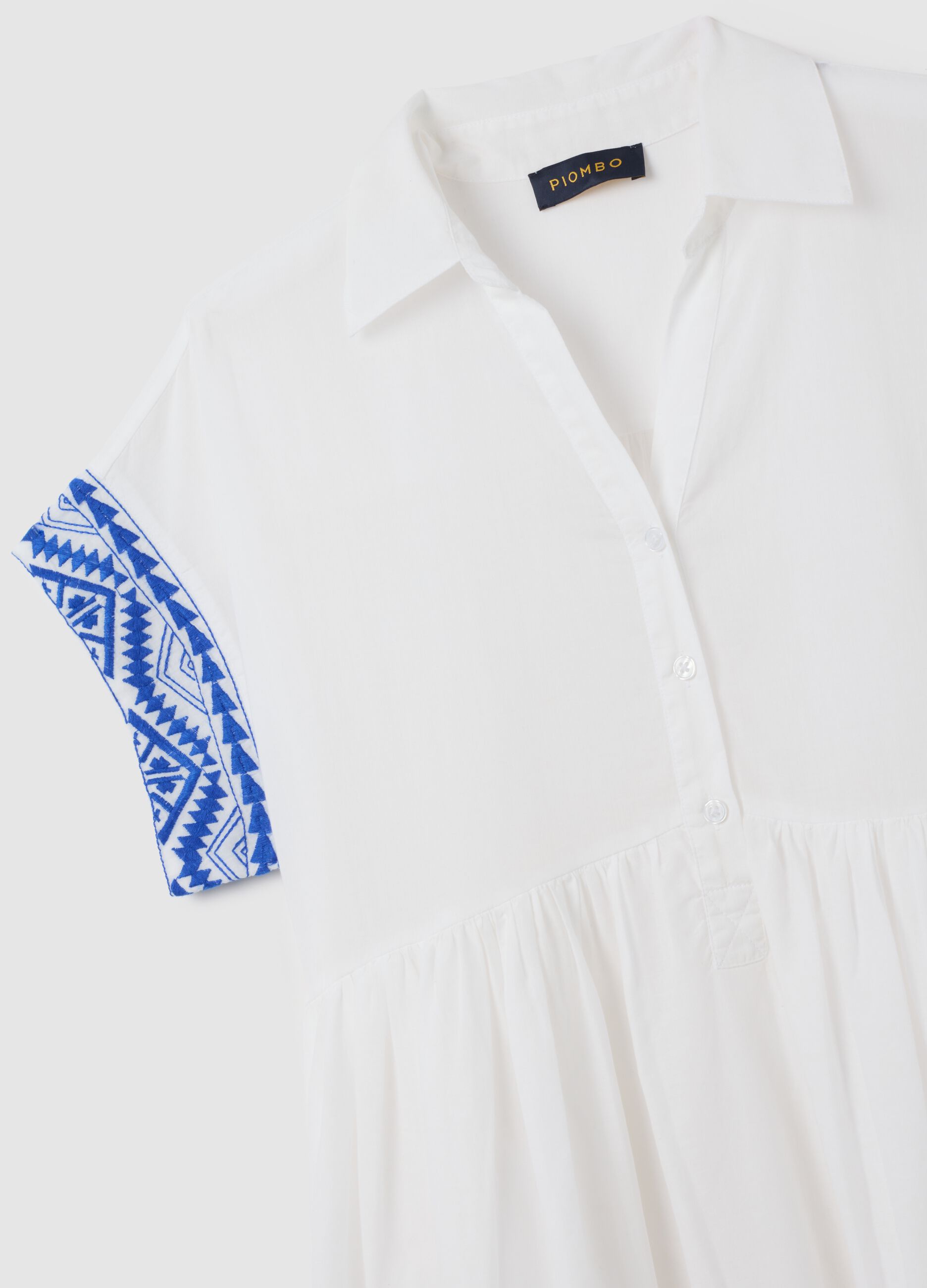 Women's Regular Fit Pure White Cotton Dress