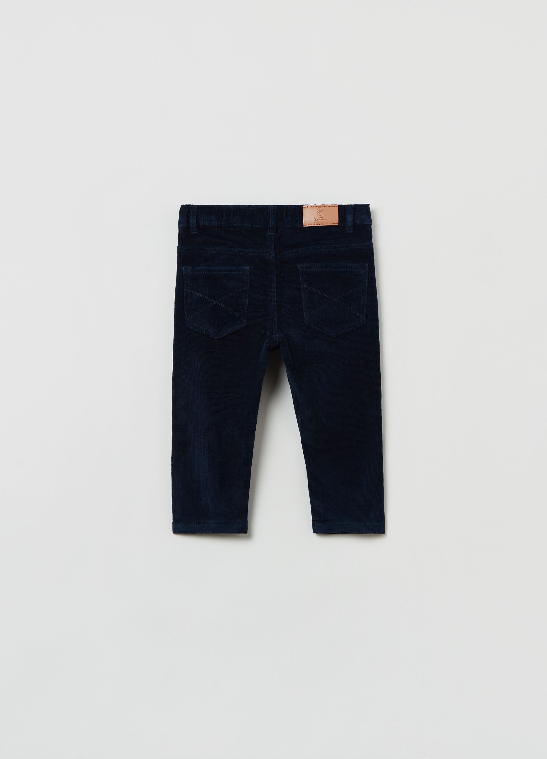 Pantaloni in corduroy cinque tasche_1