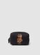 Black teddy-print beauty case_0