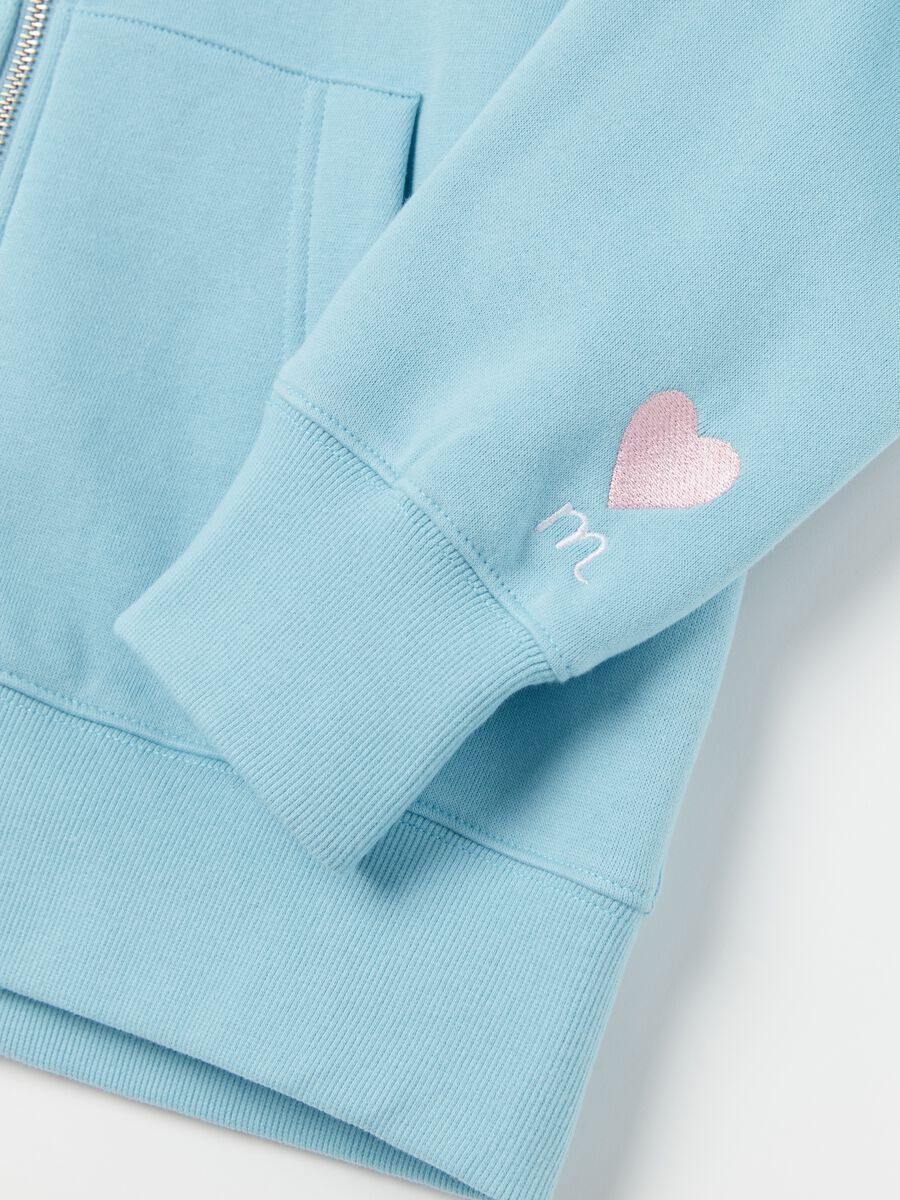 Hooded sweatshirt with zip closure_5