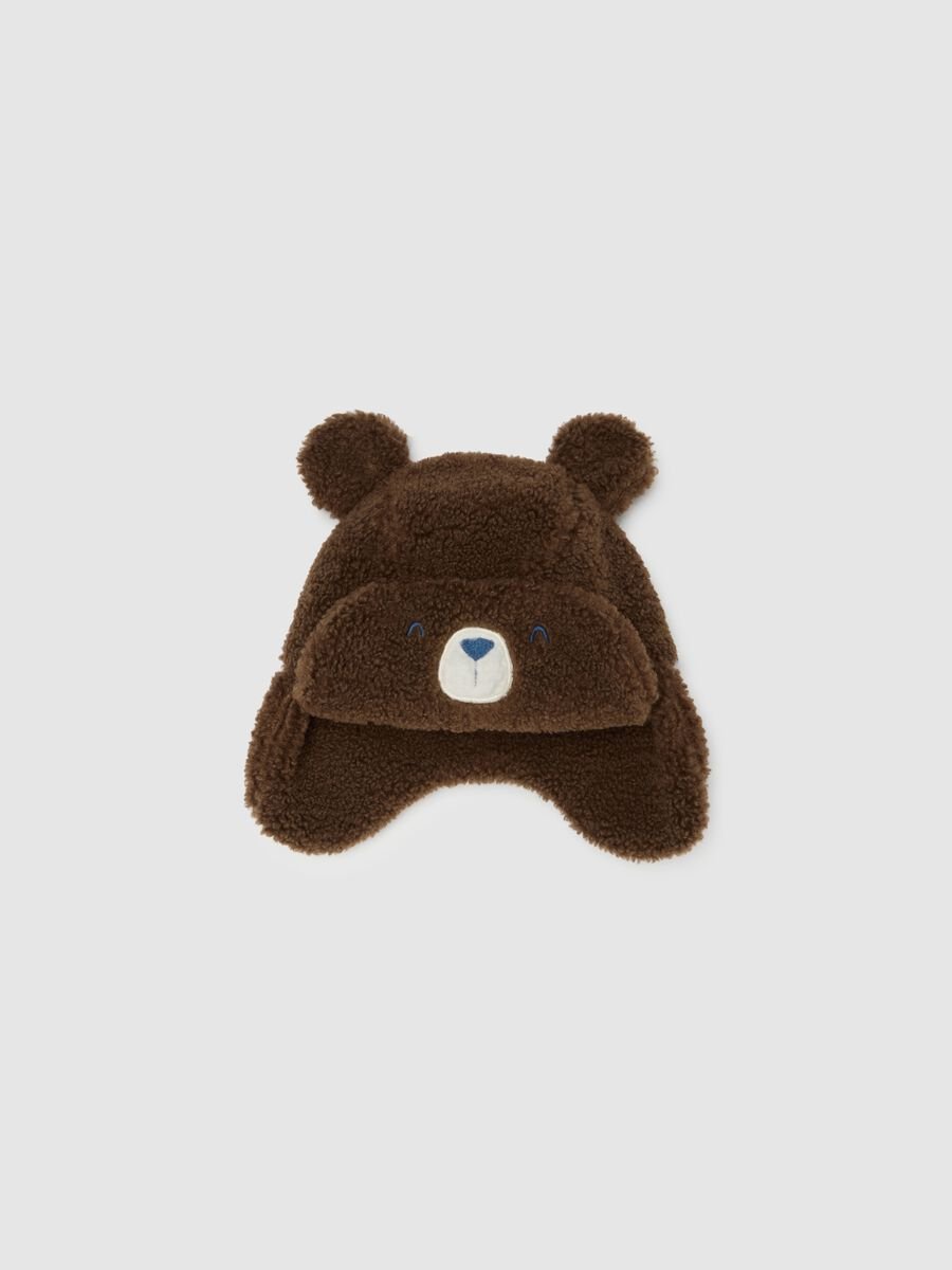 Peruvian Brown Sherpa Hat for Kids_0
