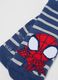 Two-pack blue non-slip socks with Spider-Man_2