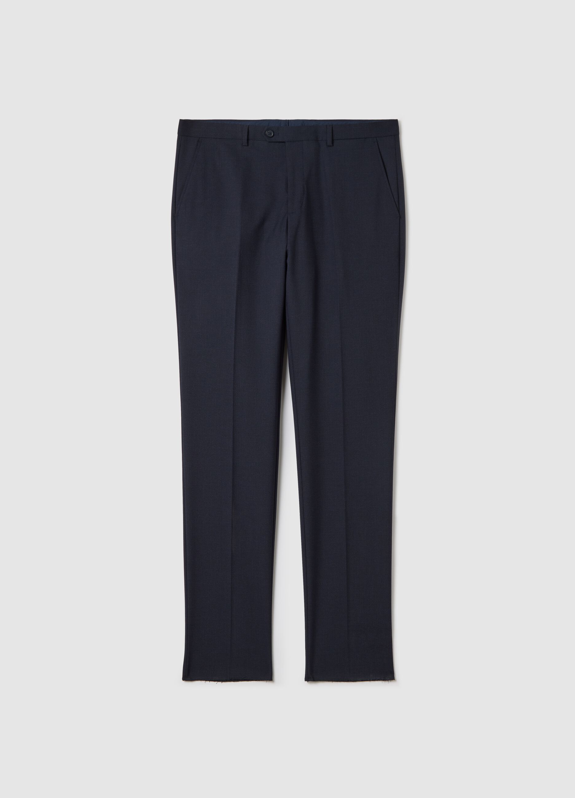 Pantalone sartoriale slim fit blu