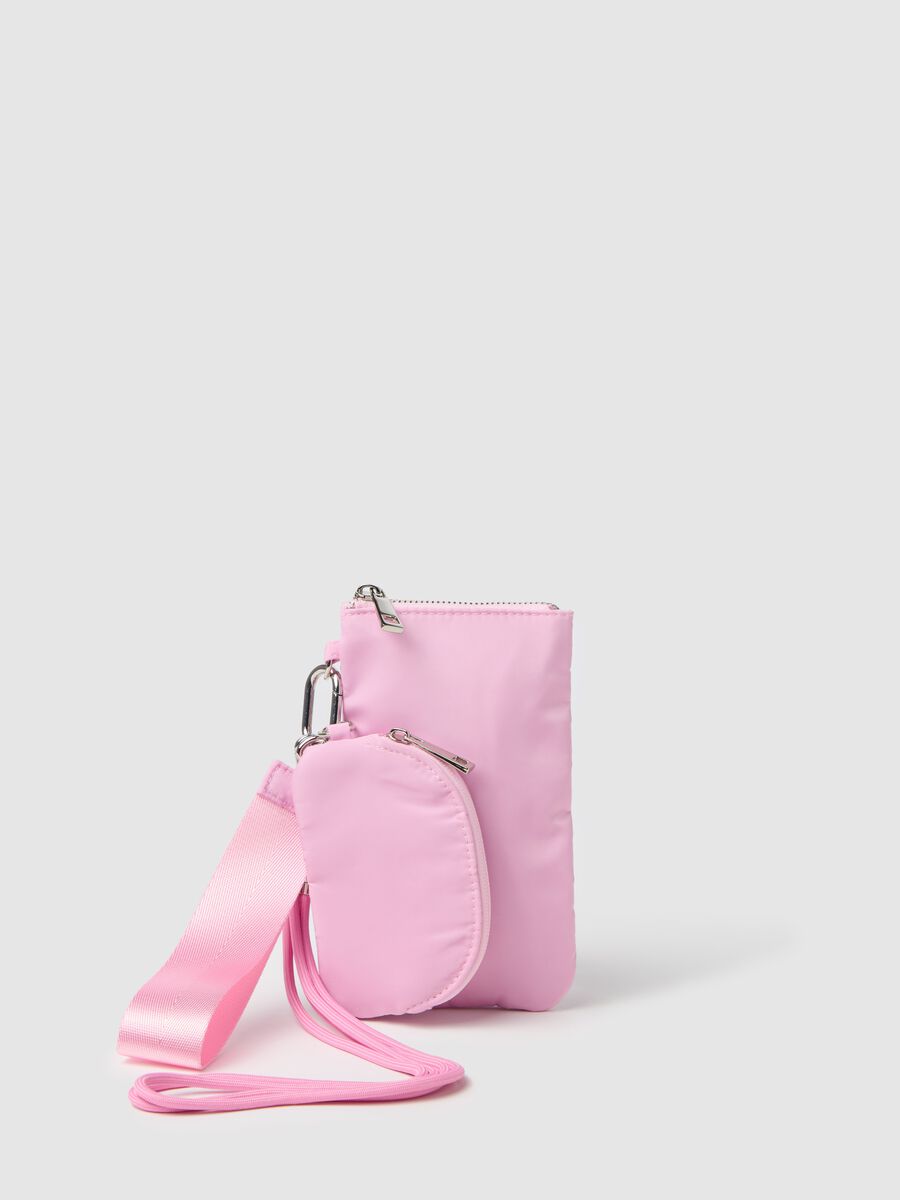 Mobile phone holder with laces and cord_0