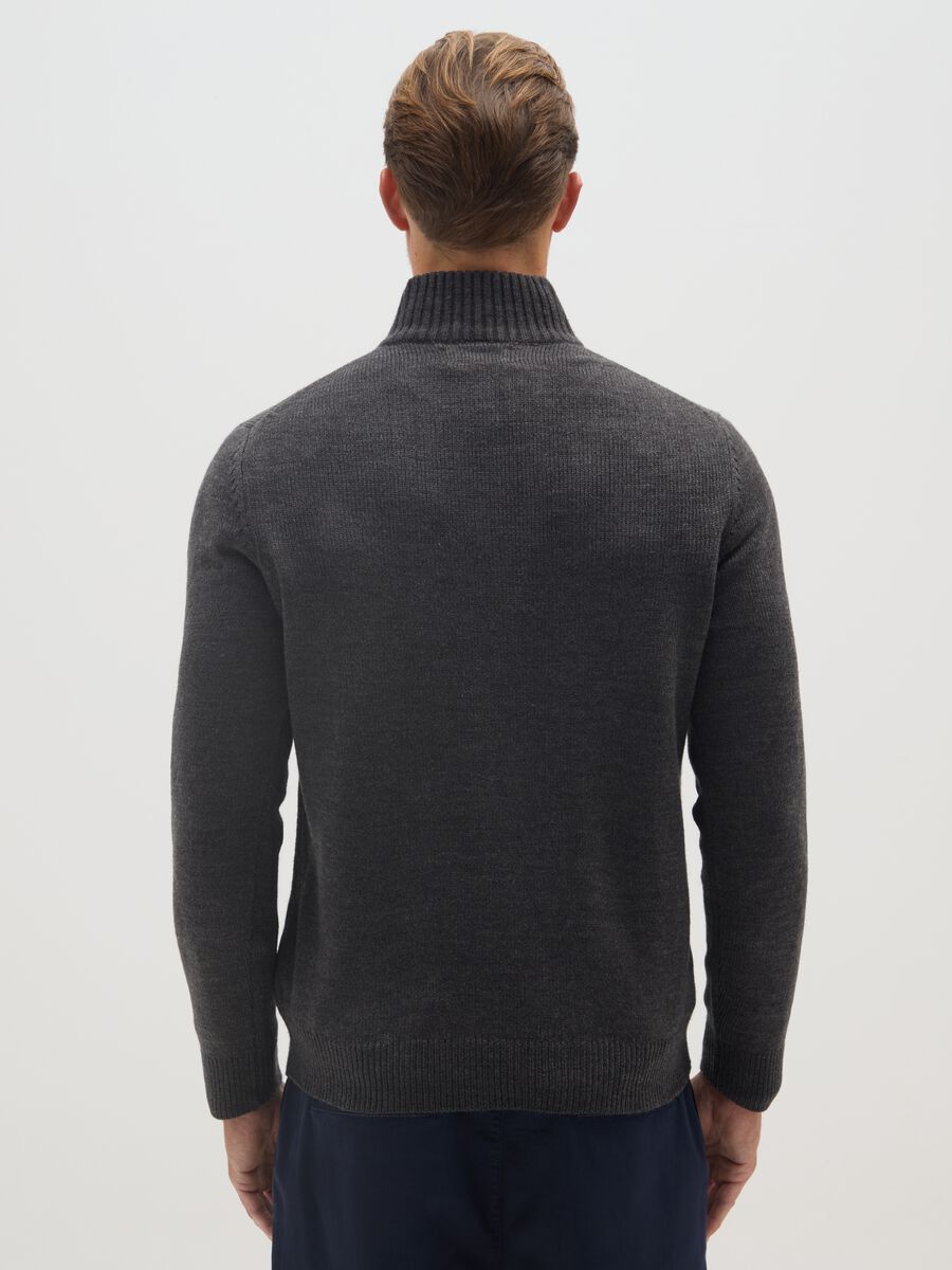 Regular Fit Grey Jumper_2
