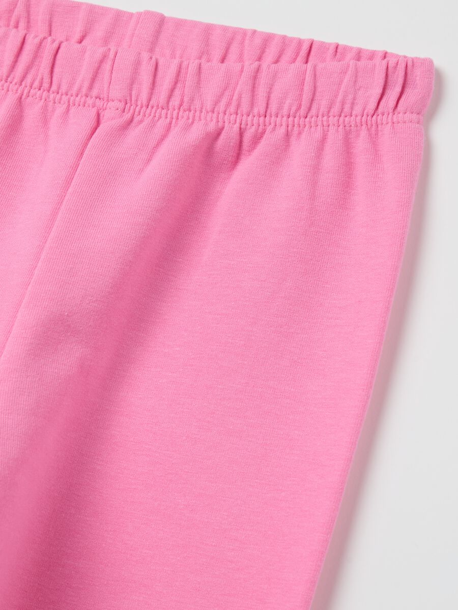 Jogging set in cotone stretch con stampa farfalle_3