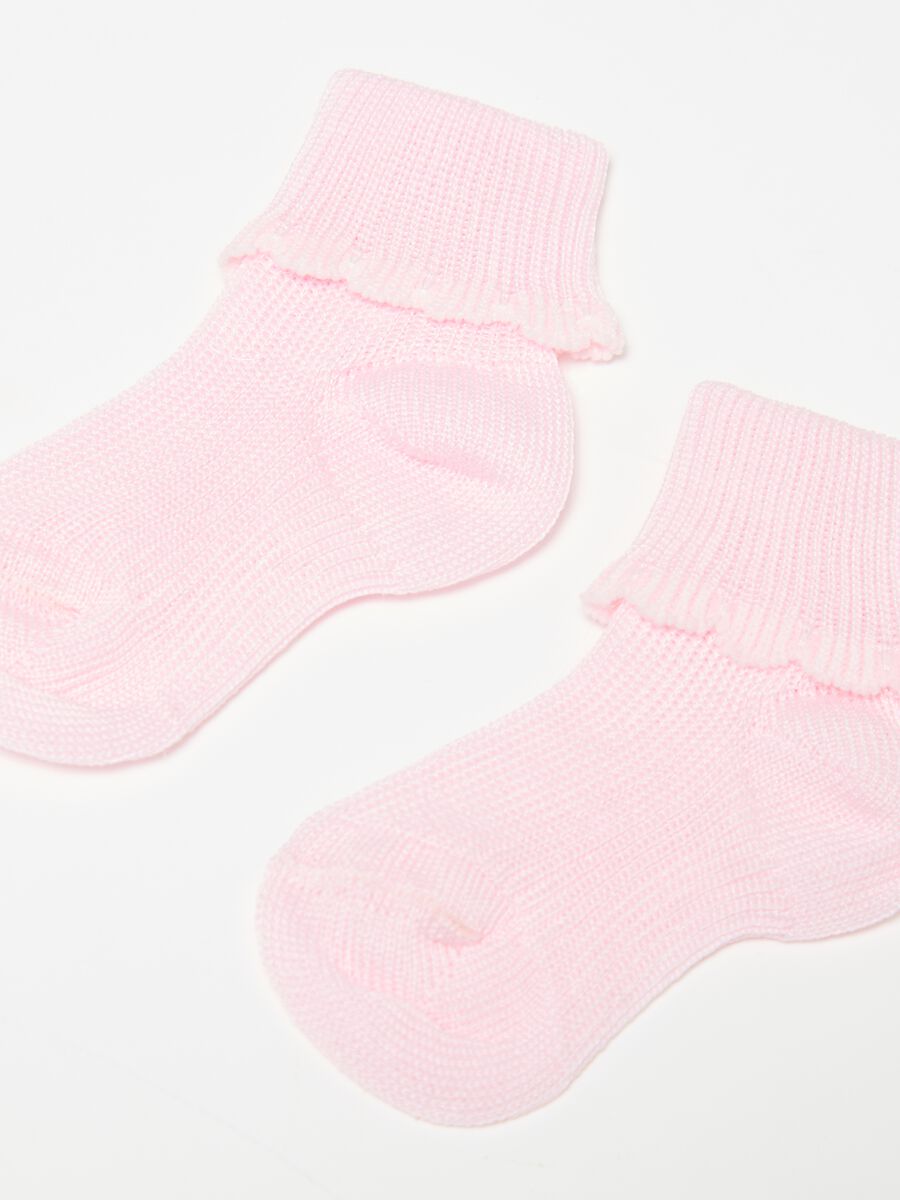 Two-pack socks with fold_2
