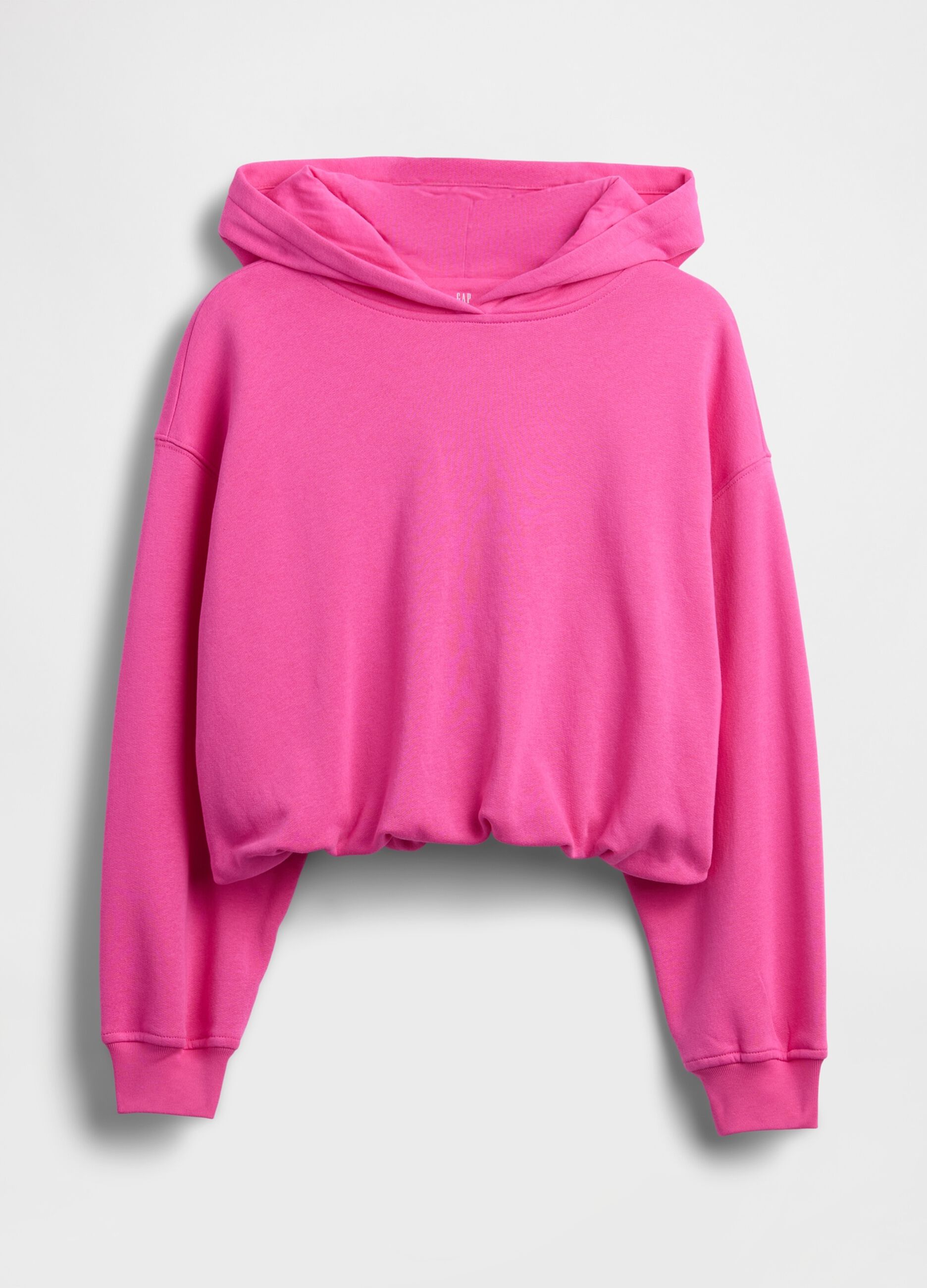Felpa rosa con cappuccio per bambina