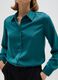 Regular Fit Green Satin Shirt_3