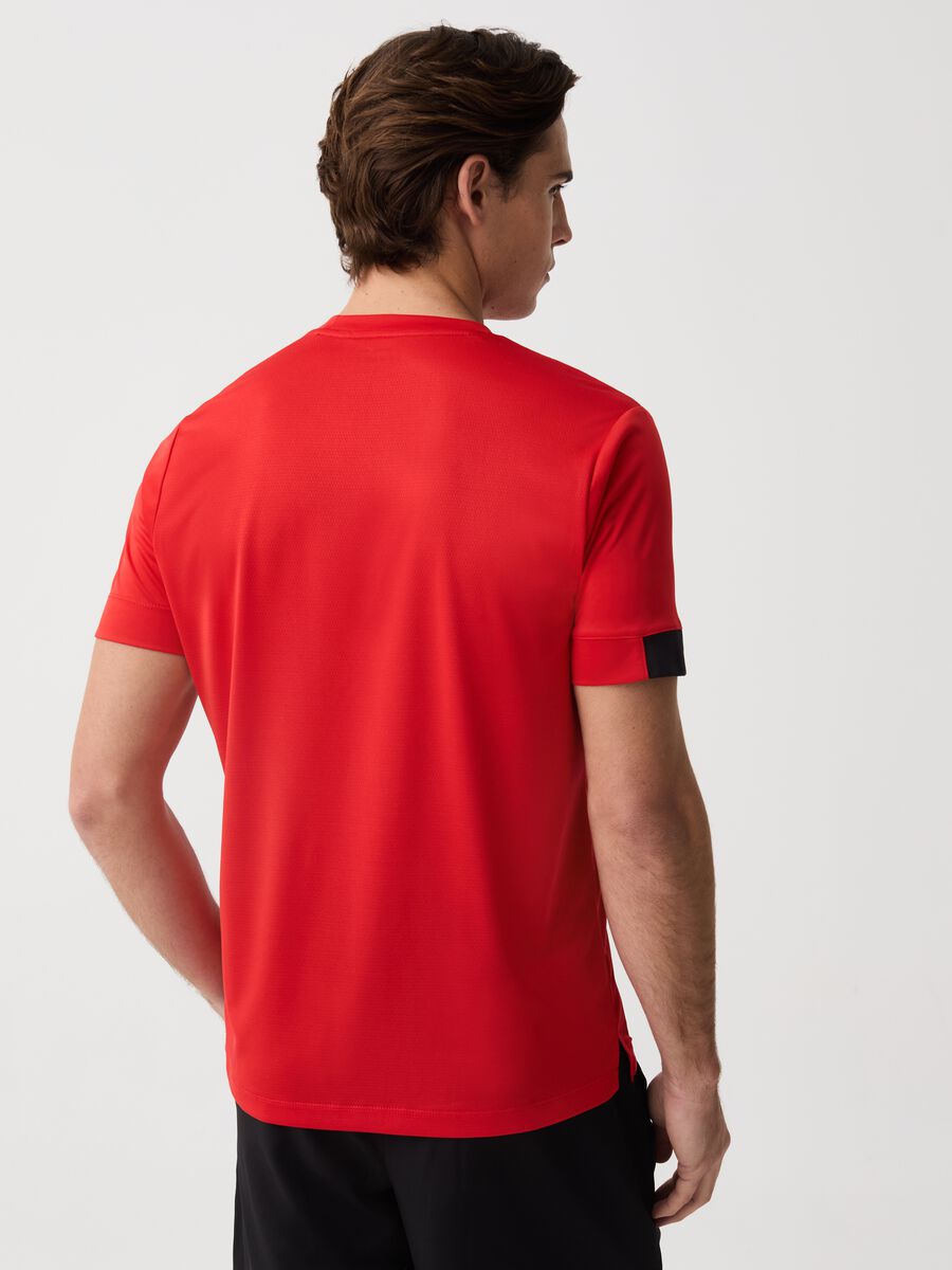 Quick-dry tennis T-shirt with Slazenger print_2