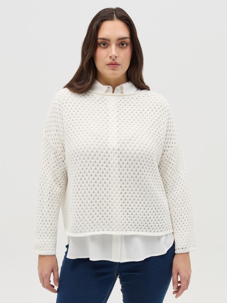Curvy crochet top_0