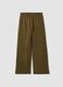 Green cotton-blend straight-fit joggers_4