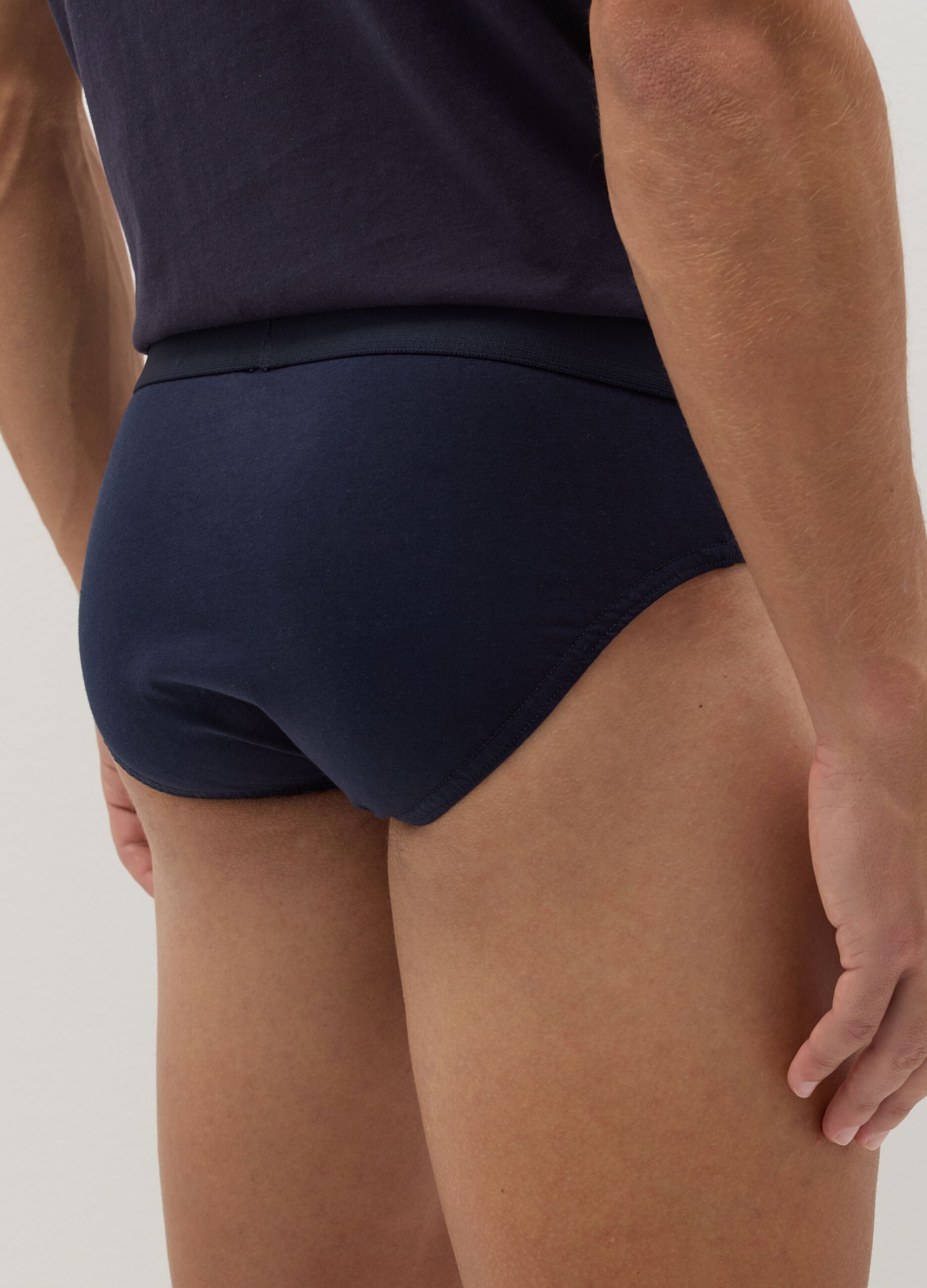 Three-pack briefs in organic cotton