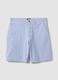 Light blue stretch cotton chino shorts_4