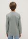 Grey pure cotton regular fit t-shirt with print for boy_1