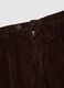 Regular Fit Brown Stretch Cotton Trousers_1
