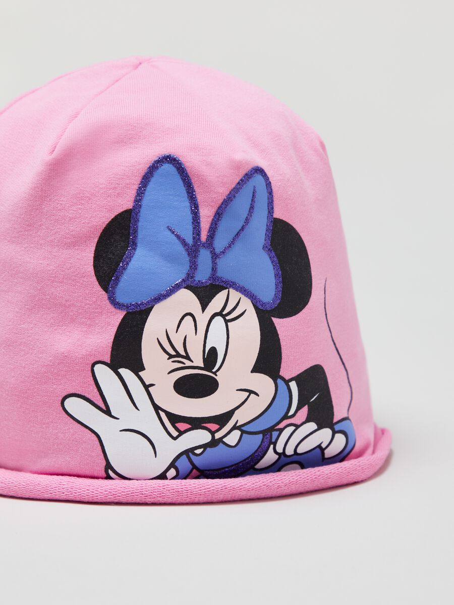 Berretto in French Terry con stampa Minnie _2