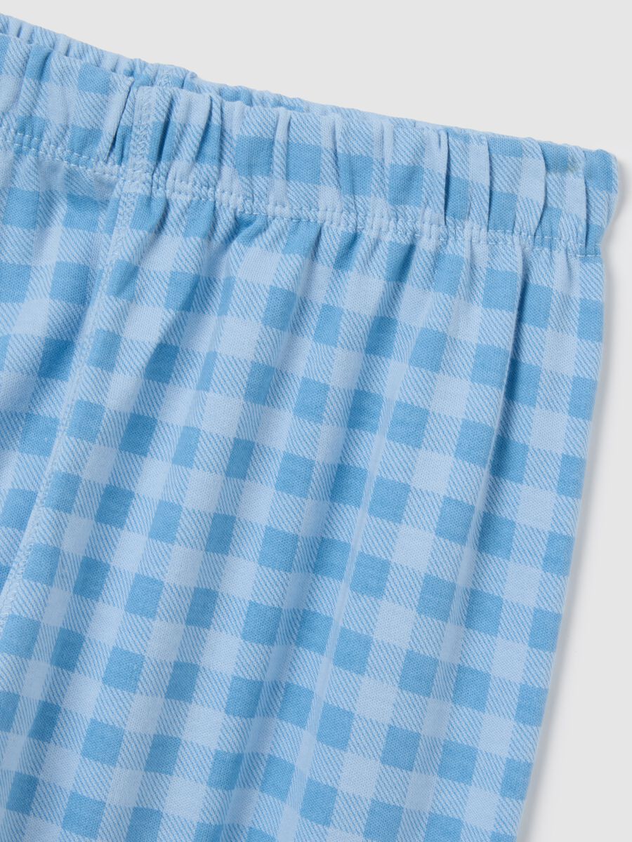 Blue cotton pyjamas for boys_3