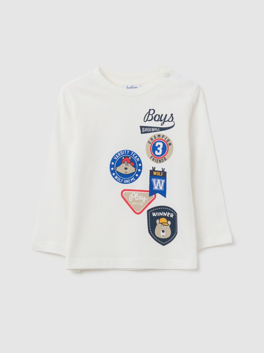 White pure cotton child's shirt_0