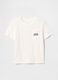 White Short Sleeve T-shirt with Pocket GAP Kids_0
