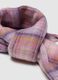 Multicolour Check Scarf with Fringes_1