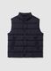 Blue Quilted Vest with Zip_4