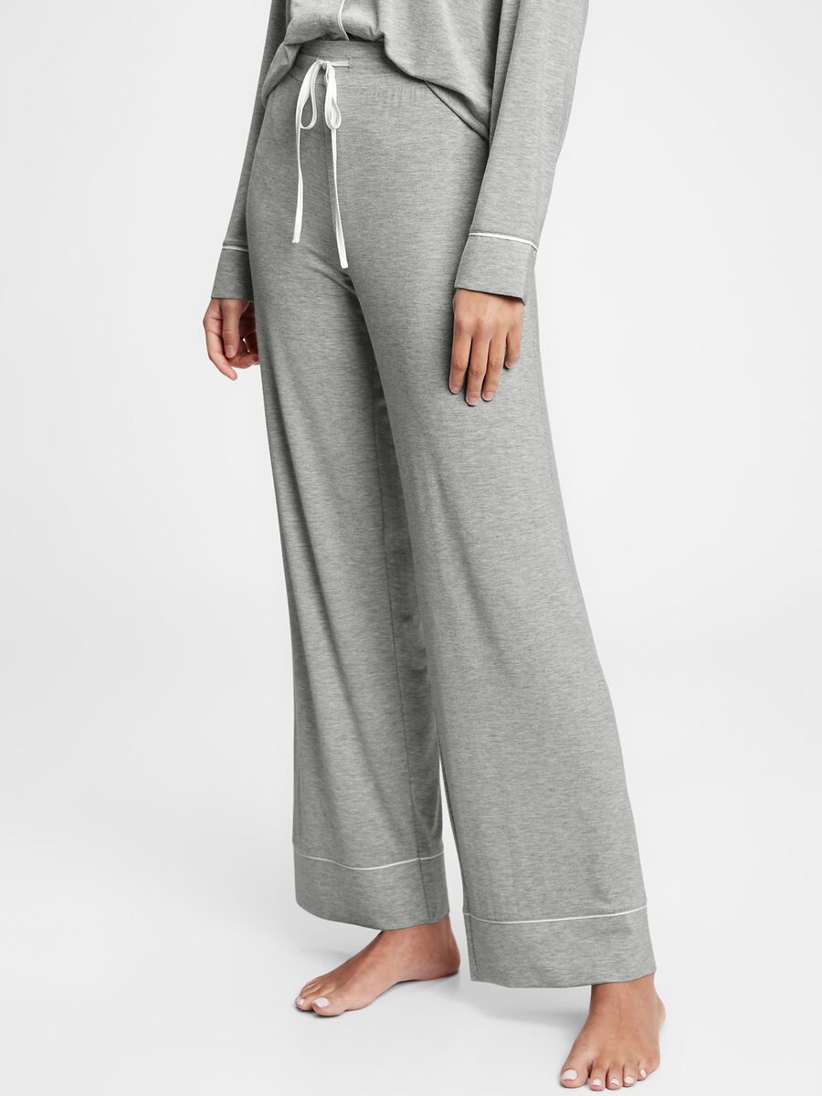 Pantalone tuta wide leg_0
