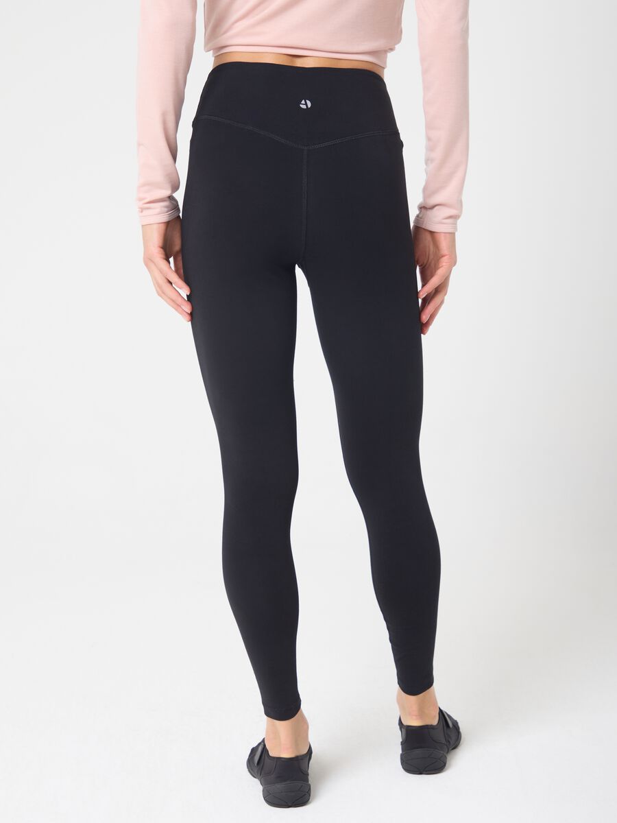 High-waisted stretch cotton blend leggings ALTAVIA STUDIO_2