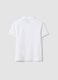 Polo in cotone elasticizzato bianca da bambino regular fit_4