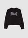 Crop sweatshirt with logo print_4