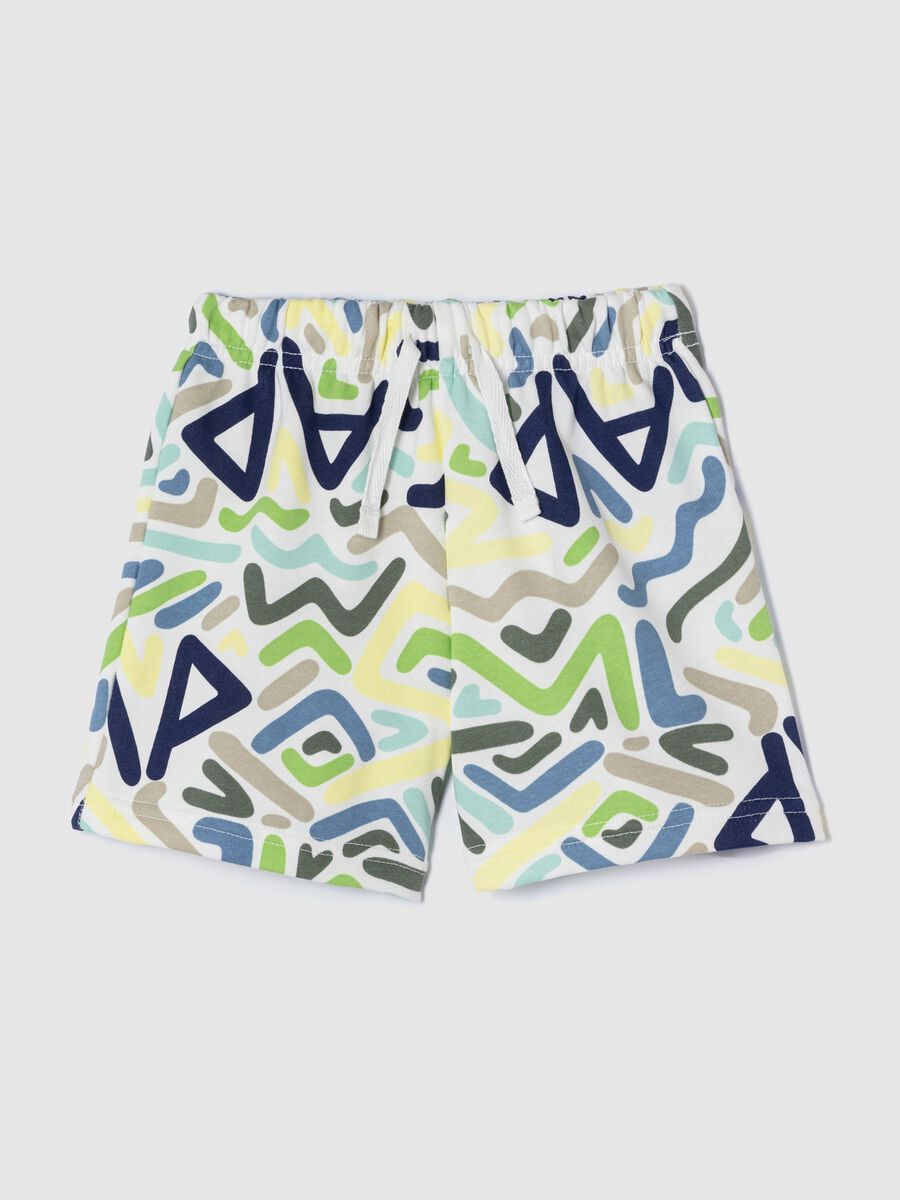 Multicolour Patterned Shorts_0