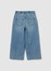 Wide denim jeans for girls_1