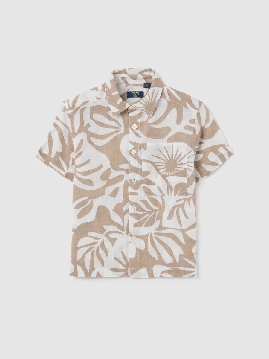 Boys' multicolour pure cotton shirt regular fit_0