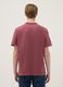 Regular fit red pure cotton short sleeve t-shirt_2