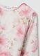 Pink pure cotton top with floral print_5