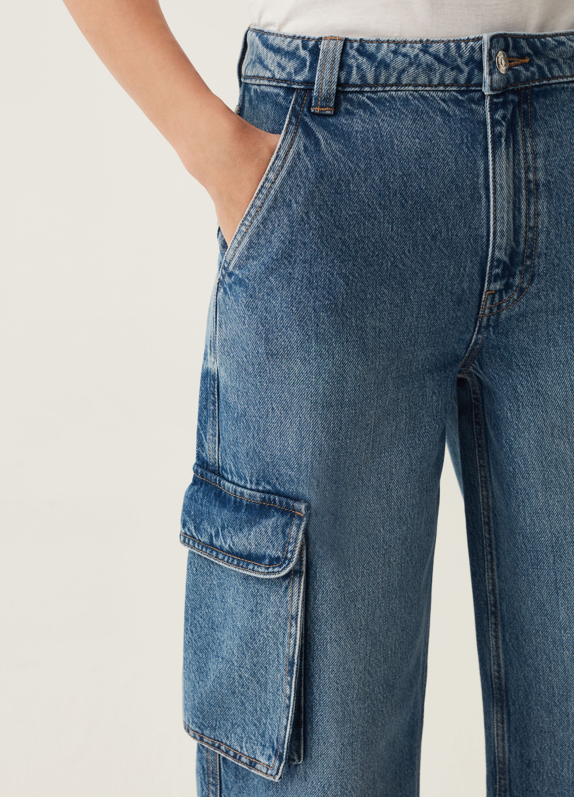 Jeans cargo acid wash_3