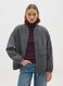 Grey zip-up jacket with oversized fit_2