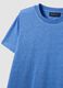 Light blue pure linen regular-fit short-sleeve T-shirt_5