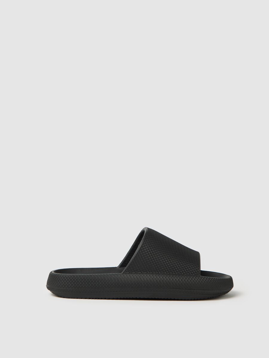Black Maui Slippers in EVA Material_0