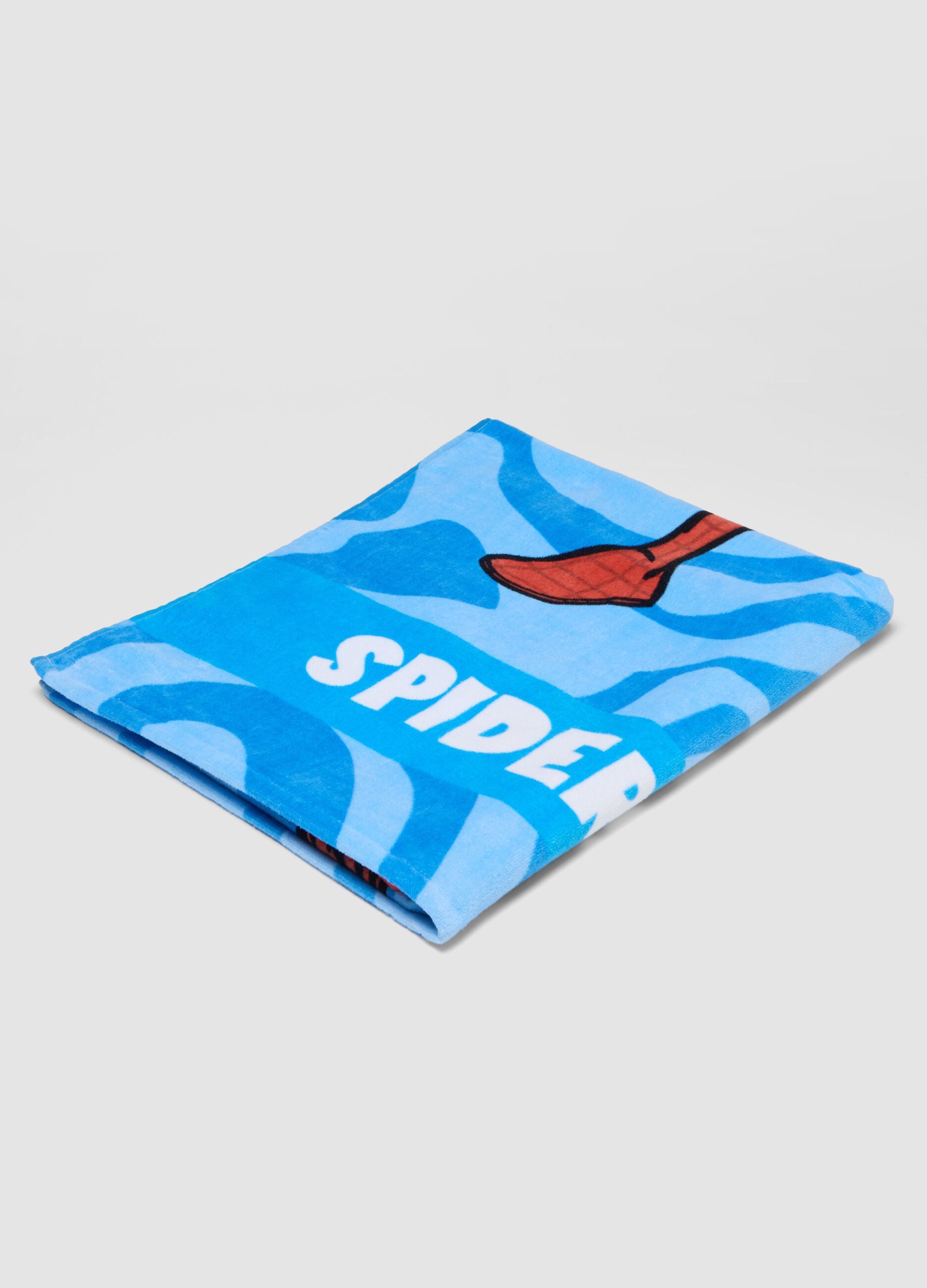 Blue pure cotton beach towel