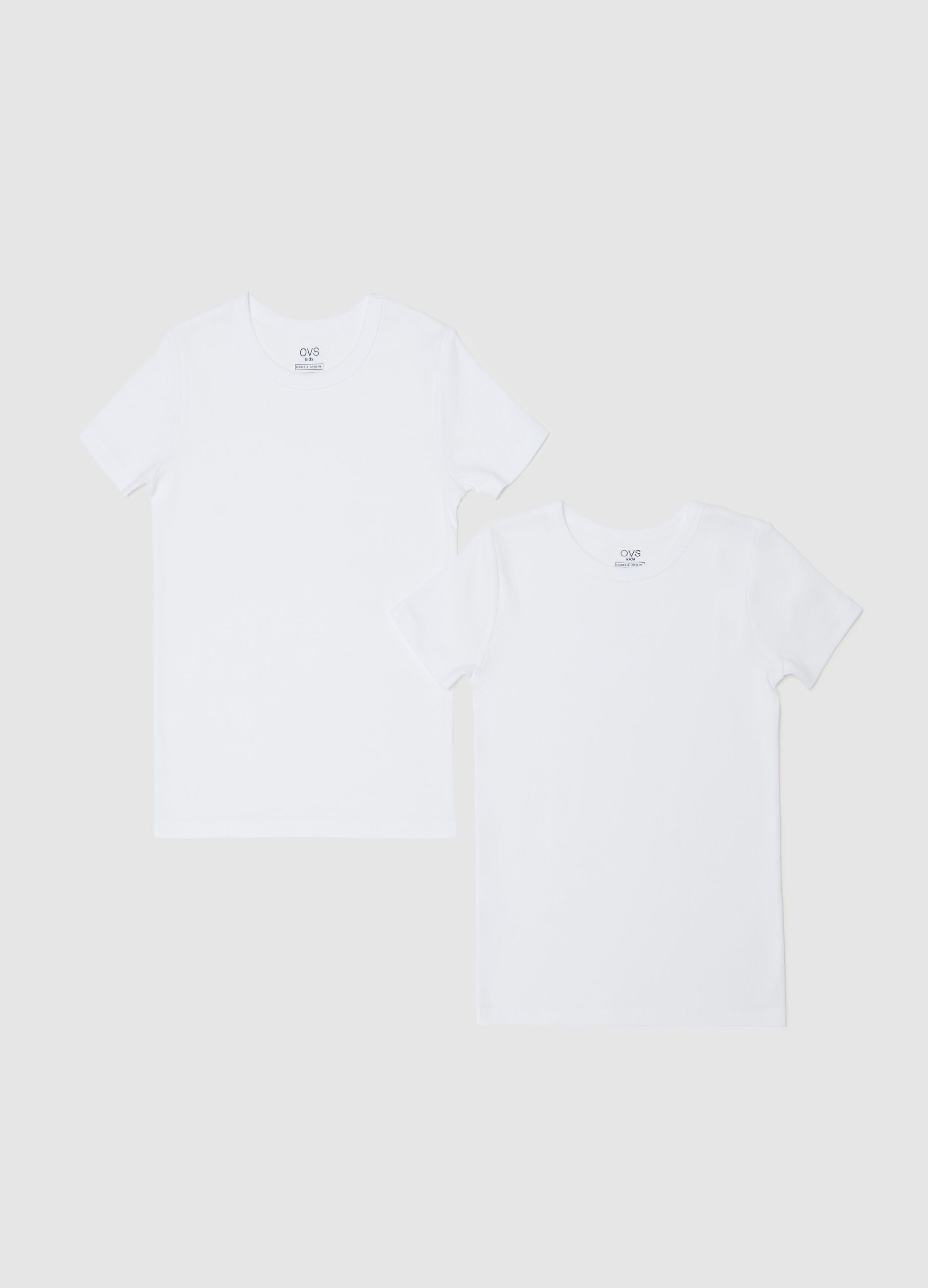 Two-pack organic cotton undershirts