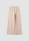 Beige cotton-blend straight-fit joggers_2