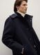 Blue coat with detachable hood regular fit_3