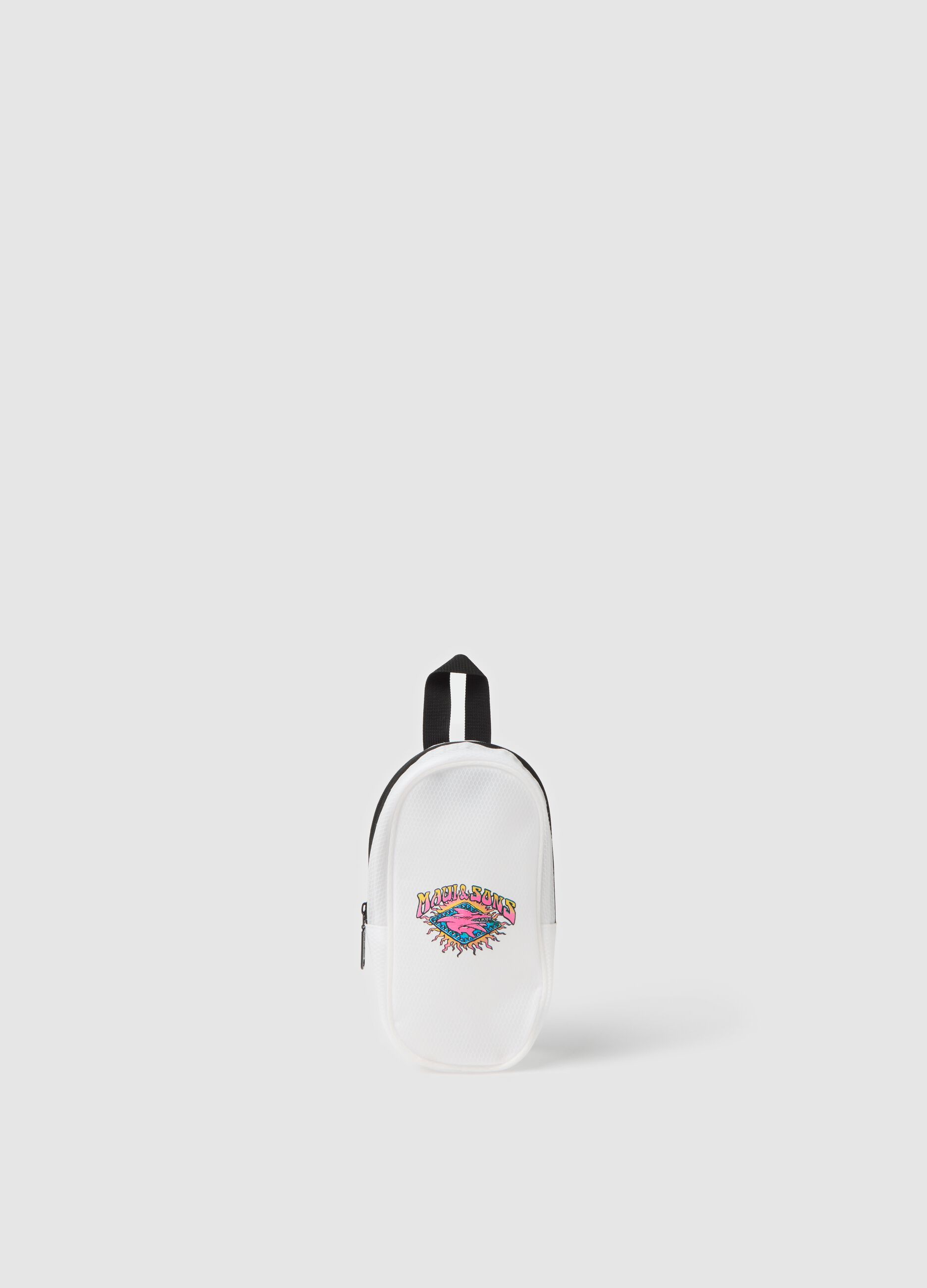 White bag with Maui details