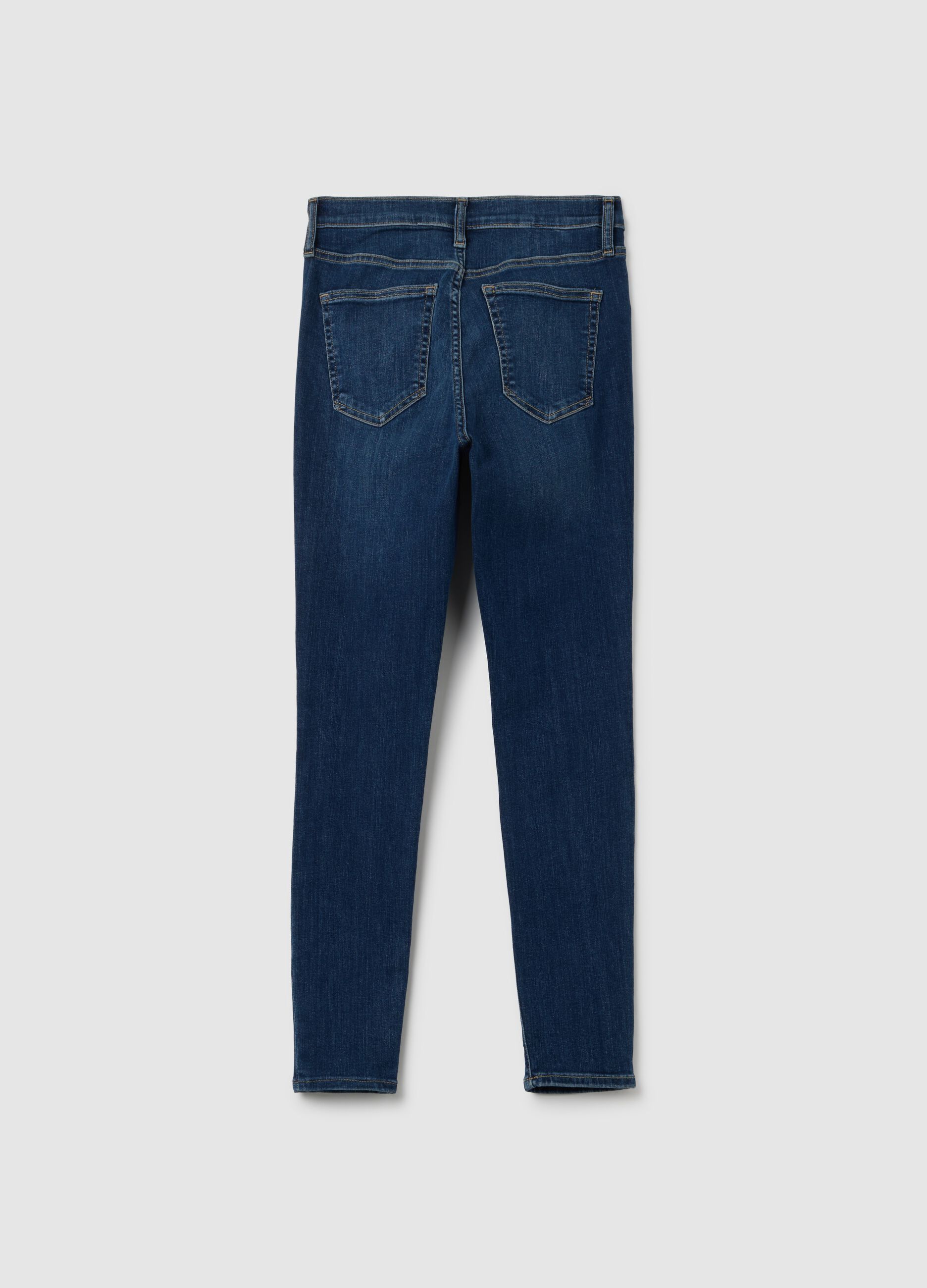 Jeans skinny fit stretch a vita alta