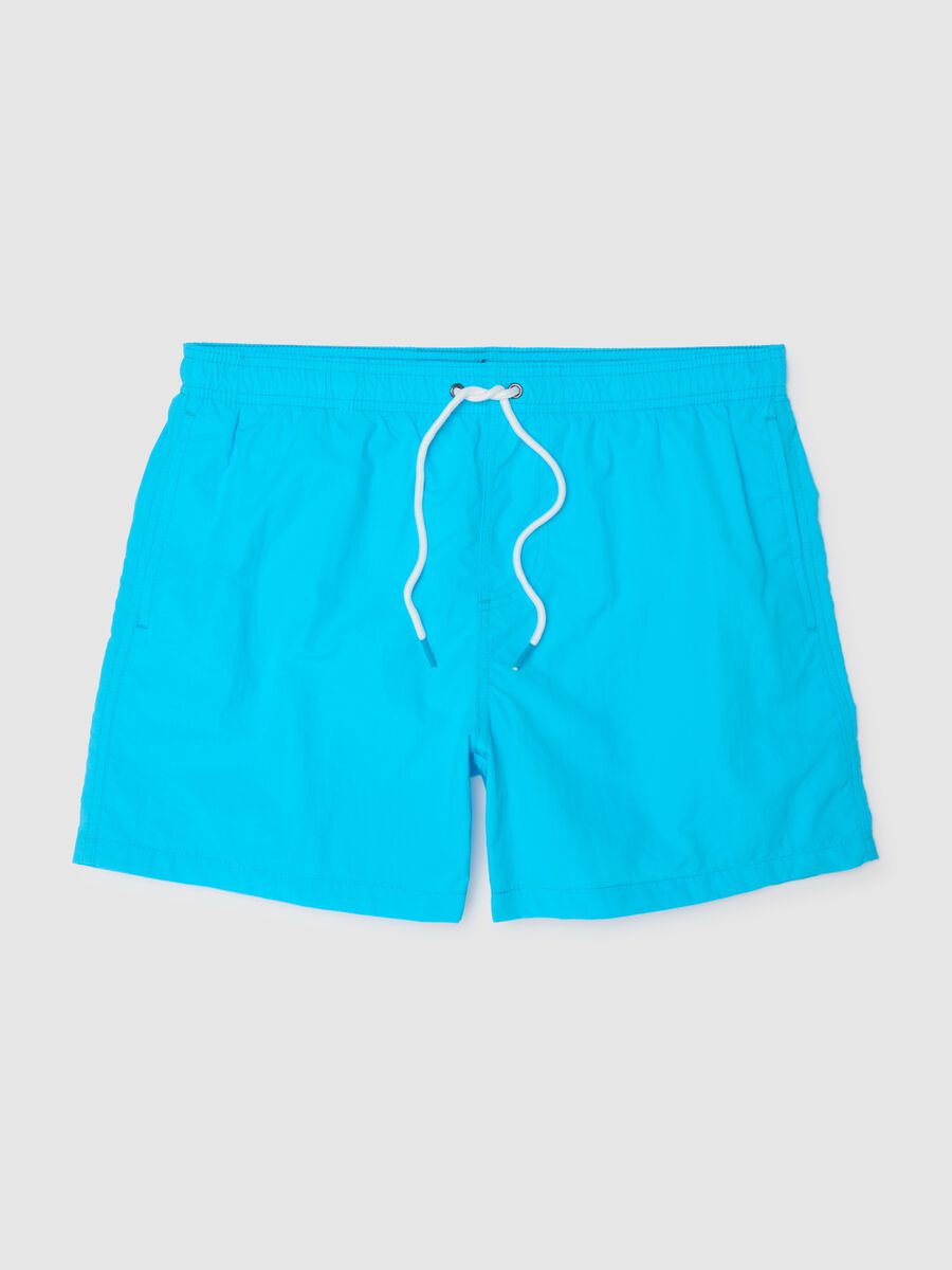 Boxer mare da uomo in misto azzurro regular fit_4