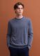 Grey crew-neck pure merino wool jumper, regular fit_2